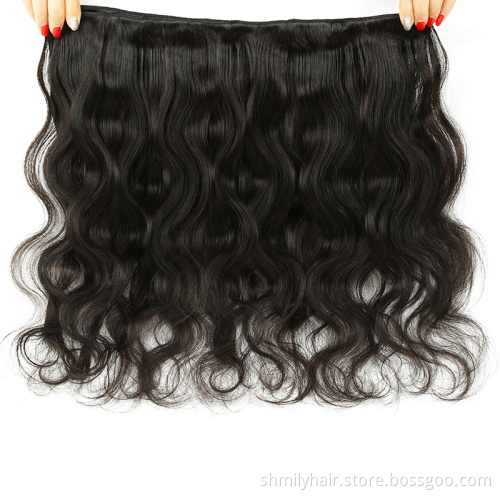 Malaysian Hair Bundles Human Hair 100,Body Wave Hair Extensions Cutical Aligned Virgin Wholesale Vendor In China